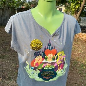 Disney Hocus Pocus Villain Spectacular Print Women’s Shirt Size L